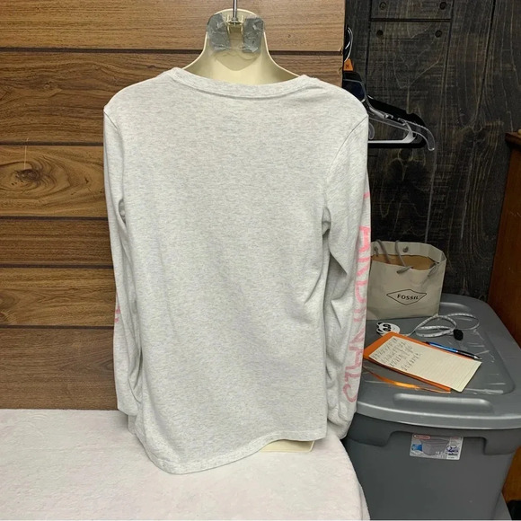 Nike MLB St Louis Cardinals long sleeve T-shirt size XL light gray/pink - Picture 3 of 6